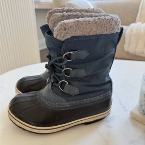 Sorel Kids Snow Boots - Navy and Black
